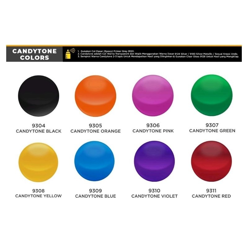 Jual diton premium candytone colors 400cc | Shopee Indonesia