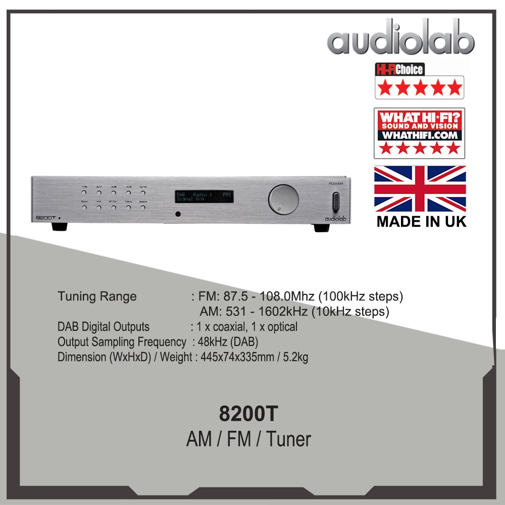 Jual Audiolab 8200T HiFi Radio AM/FM/DAB Tuner | Shopee Indonesia