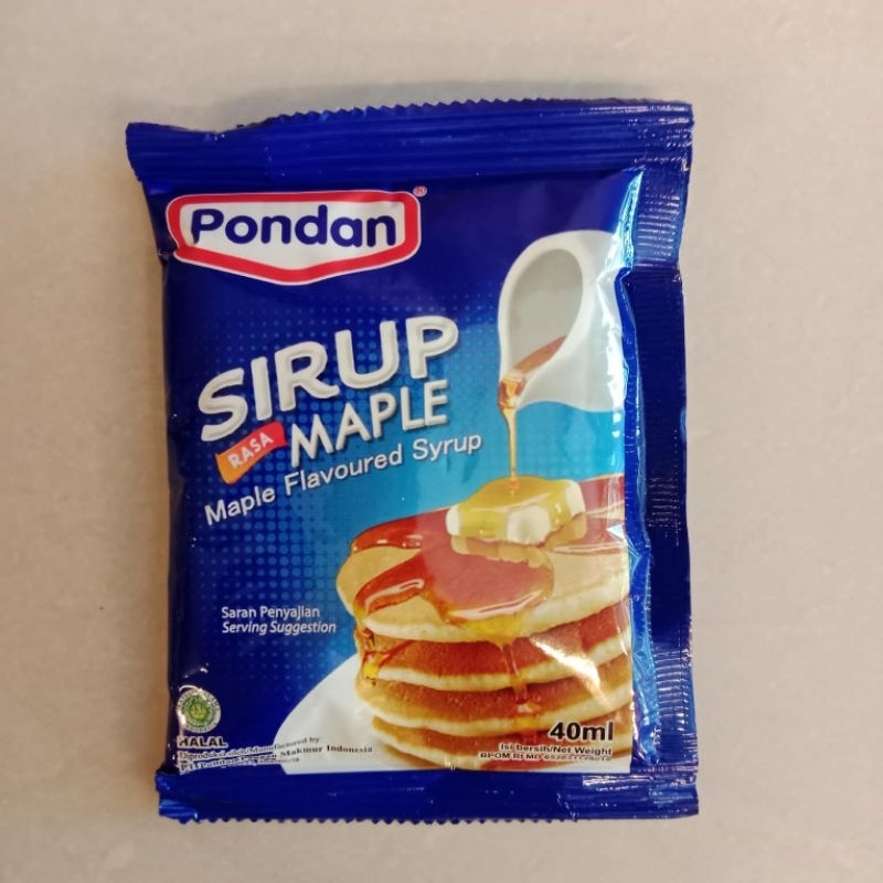 Jual Pondan Maple Syrup 40ml Shopee Indonesia