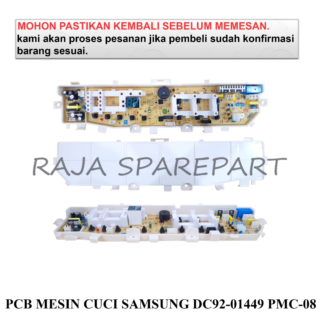 Jual PMC-08 PCB/PANEL/MODUL MESIN CUCI SAMSUNG DIAMOND DRUM 13 TOMBOL ...