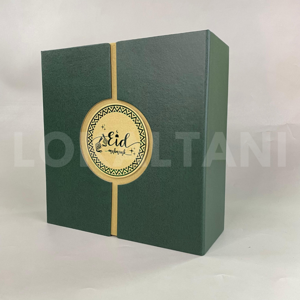 Box idul fitri magnet tengah/kotak kue lapis lebaran/kotak hamper 22CM