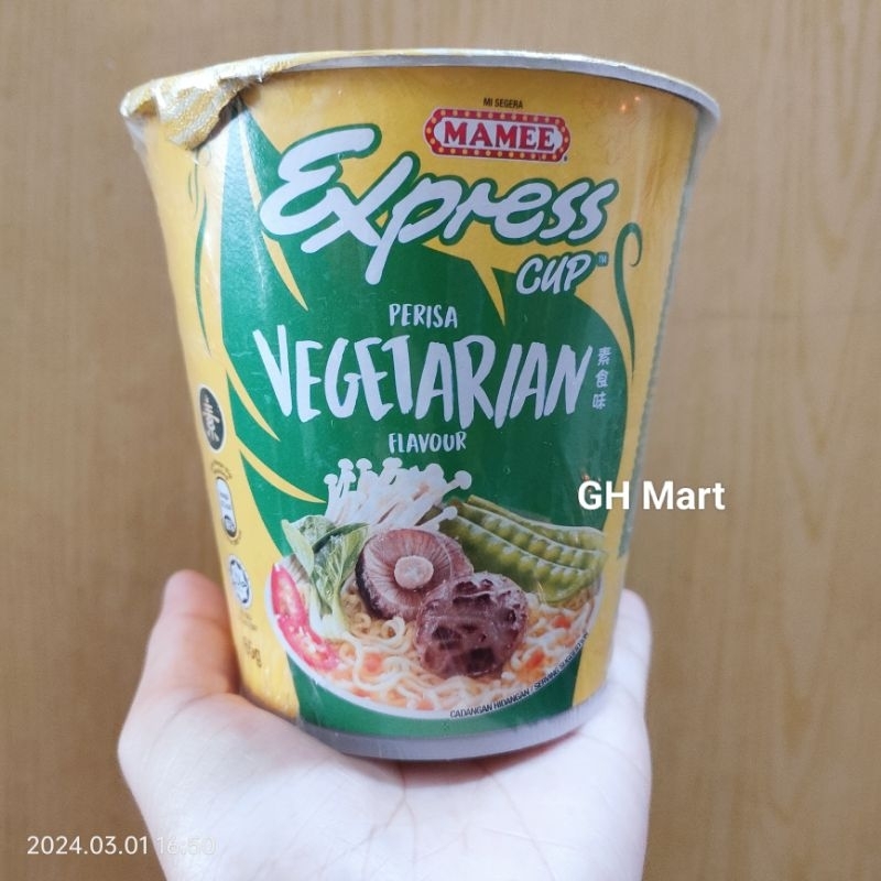 Jual Mamee Cup Vegetarian 65gr Express Mie Instan Vege Product of
