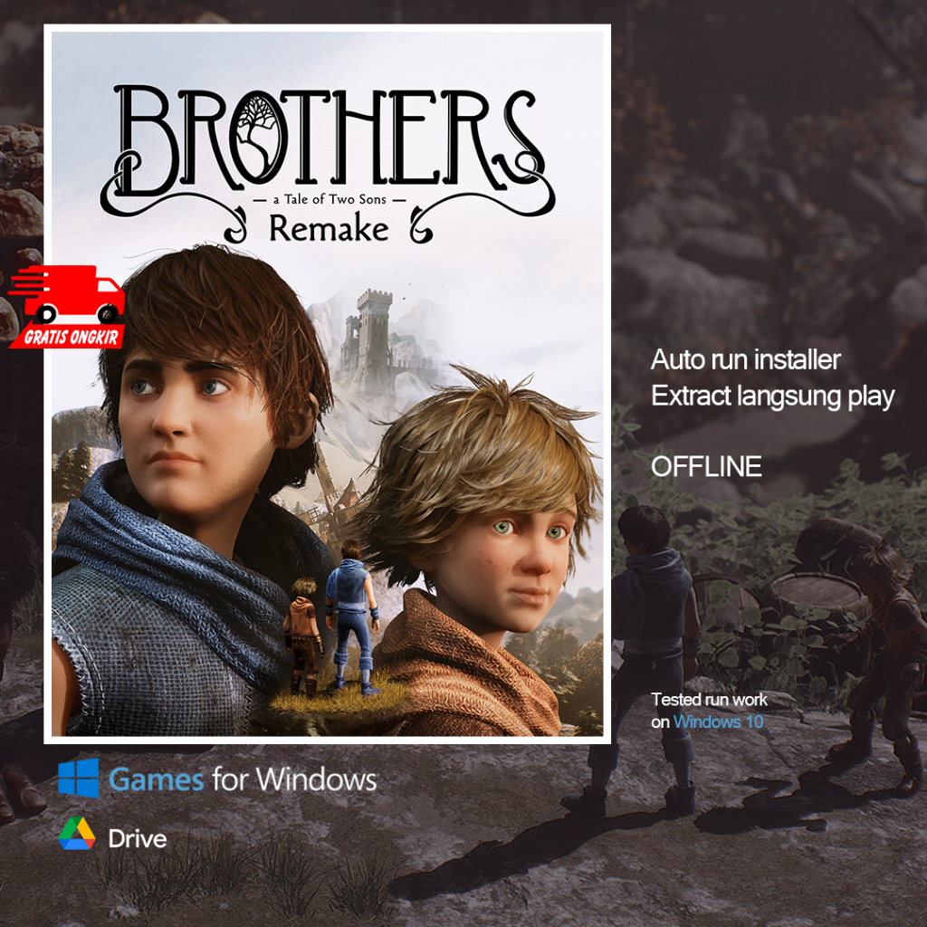 Jual Brothers A Tale of Two Sons Remake - Game PC Multiplayer Adventure ...