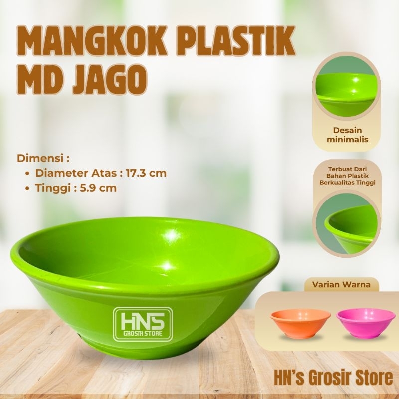 Jual Mangkok Plastik Tebal Md Jago Mangkok Sup Kuah Bakso Berkualitas