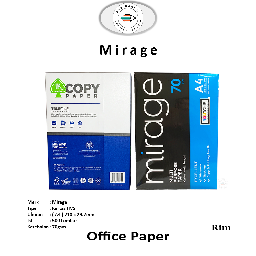 Jual Multi Brand Copy Paper A4 70 Gr Kertas Foto Copy - Rim | Shopee ...