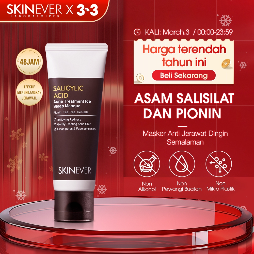 Jual SKINEVER Salicylic Acid Acne Treatment Ice Sleep Masque Acne