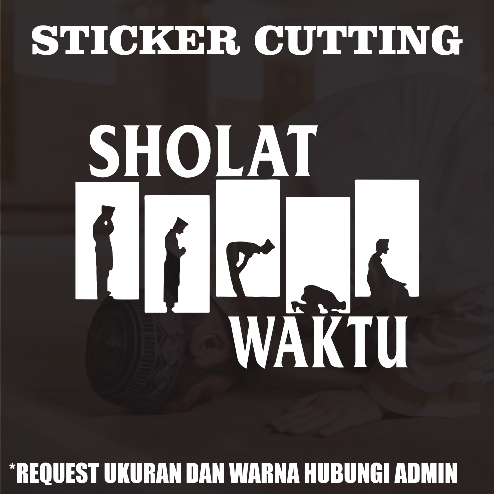 Jual Stiker Sholat 5 Waktu / Stiker Kata Kata Islami | Shopee Indonesia