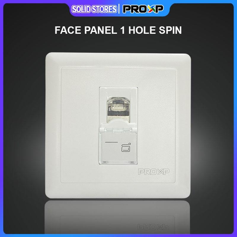 Jual Faceplate Proxp Faceplate 1 Hole Spin / Face panel 1 Hole Spin ...