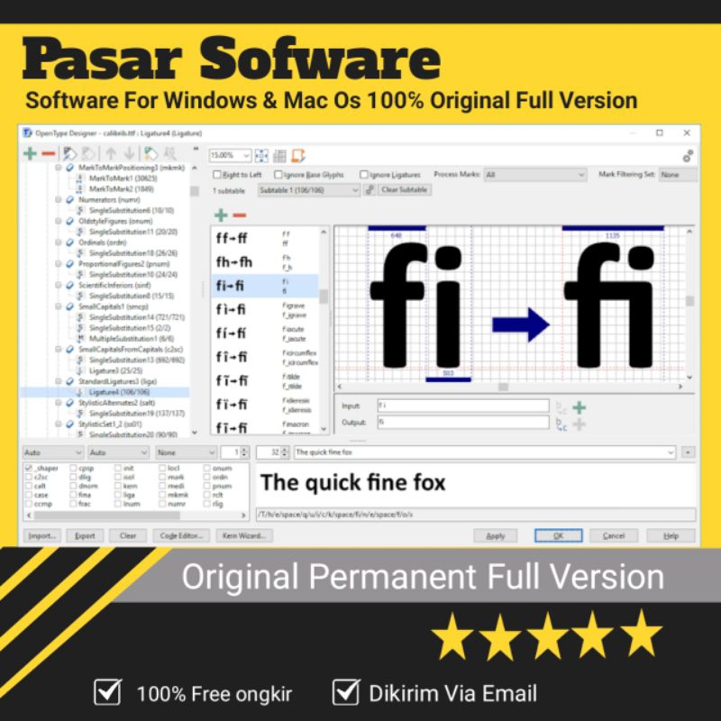 Jual Font Creator Profesional 15 | Full Version | Original 100% ...