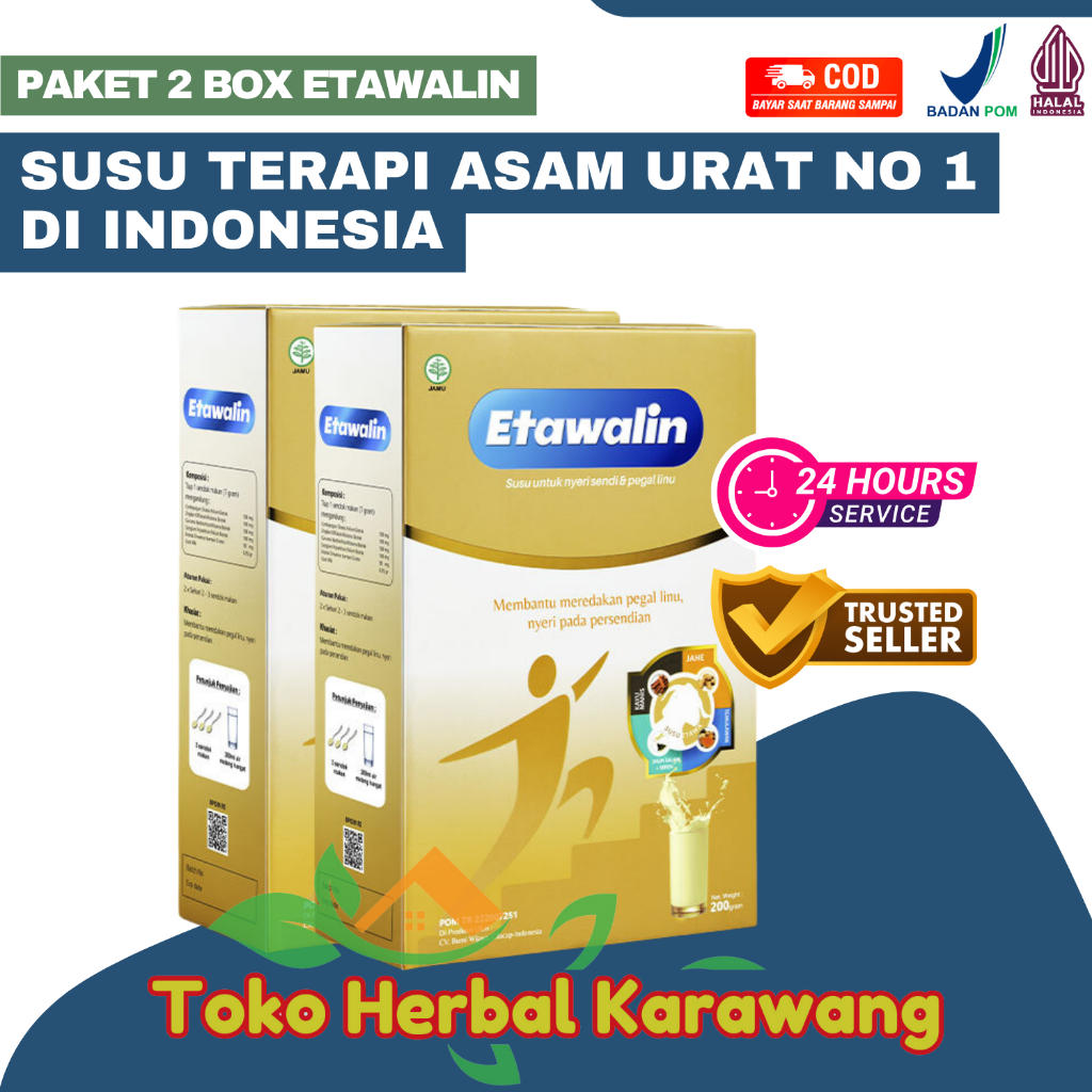 Jual Etawalin Paket Box Susu Kambing Etawa Atasi Asam Urat Nyeri Sendi Shopee Indonesia