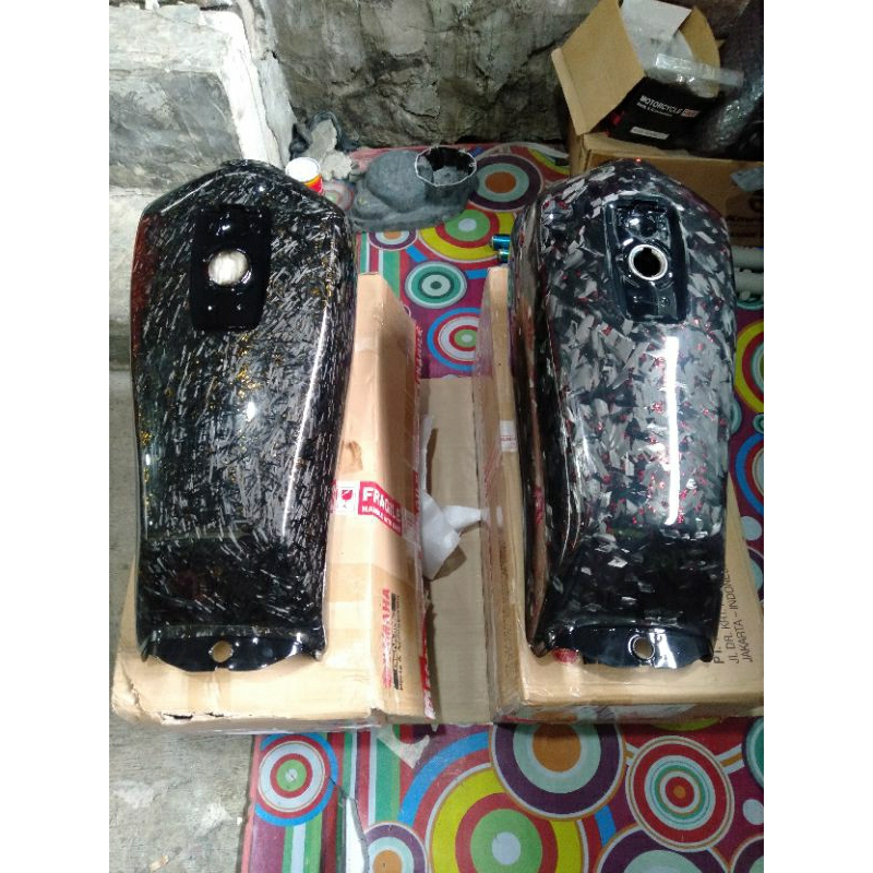 Jual Tangki rx king original carbon forged riquest (PREORDER) | Shopee ...