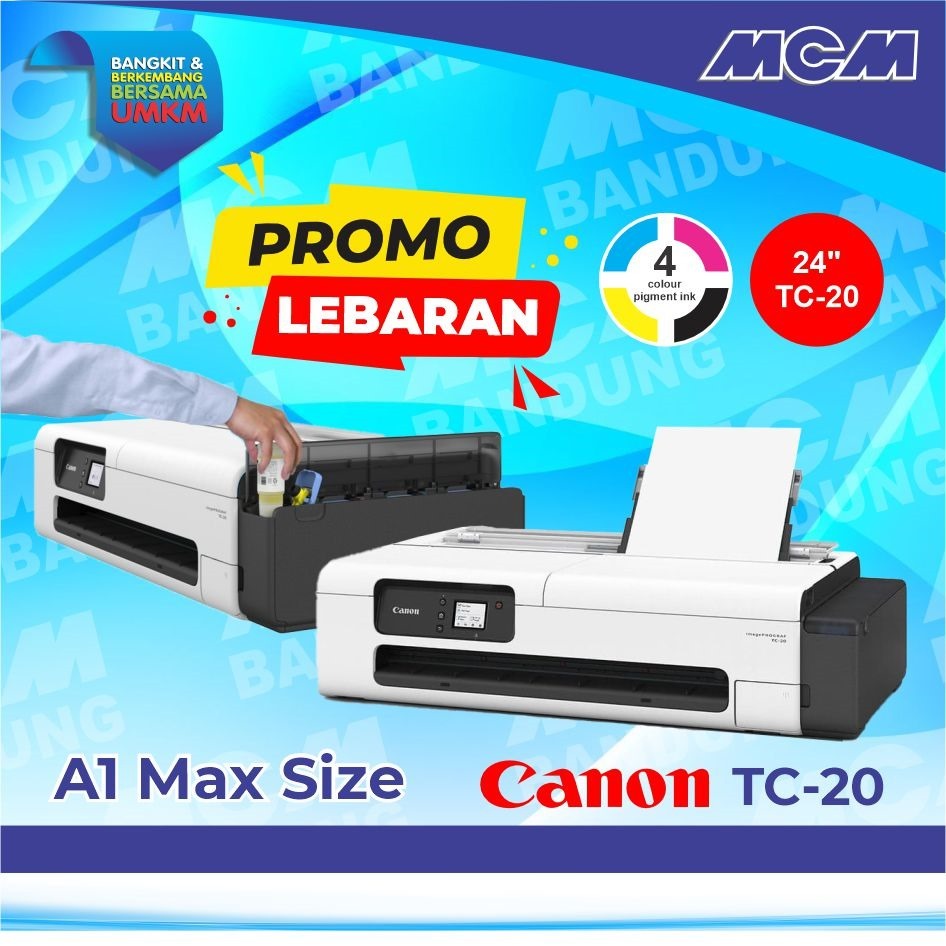 Jual Plotter Canon Tc 20 Tc 20 Digital Printing Cetak Foto Shopee