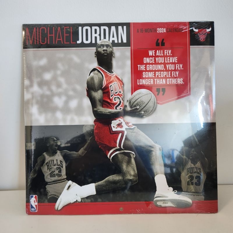 Jual Kalender NBA 2024 Michael Jordan Chicago Bulls16 Month Upper Deck 