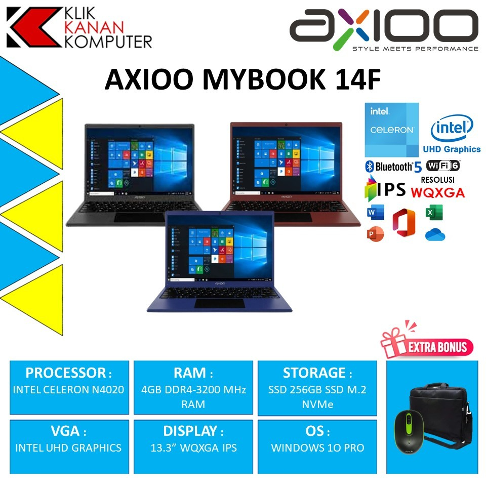 Jual LAPTOP AXIOO MYBOOK 14F / AXIOO HYPE 3 / AXIOO HYPE 5 / RAM 8GB ...