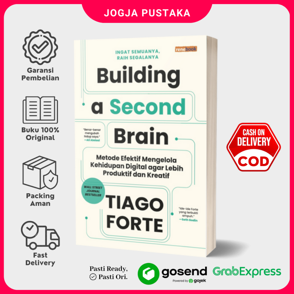 Jual buku building a second brain tiago forte shopee indonesia