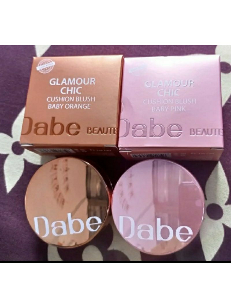 Jual Dabe Beaute cushion Blush Warna Baby Pink ( ORI ) | Shopee Indonesia