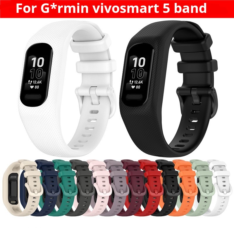 Bracelet Silicone Honecumi Pour Garmin Vivosmart 5 - Souple, Réglable, Multiple Couleurs