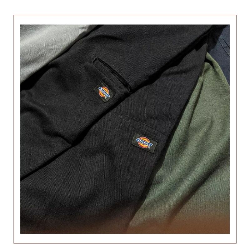 Jual dickies loose fit cell pocket double knee black shopee indonesia