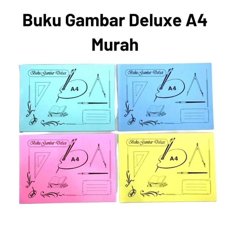 Jual Buku Gambar Deluxe Ukuran A4 | Shopee Indonesia