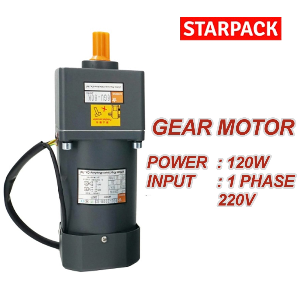 Speed Control Motor Gearbox 120W 220V 1 Phase + Driver CHBNS