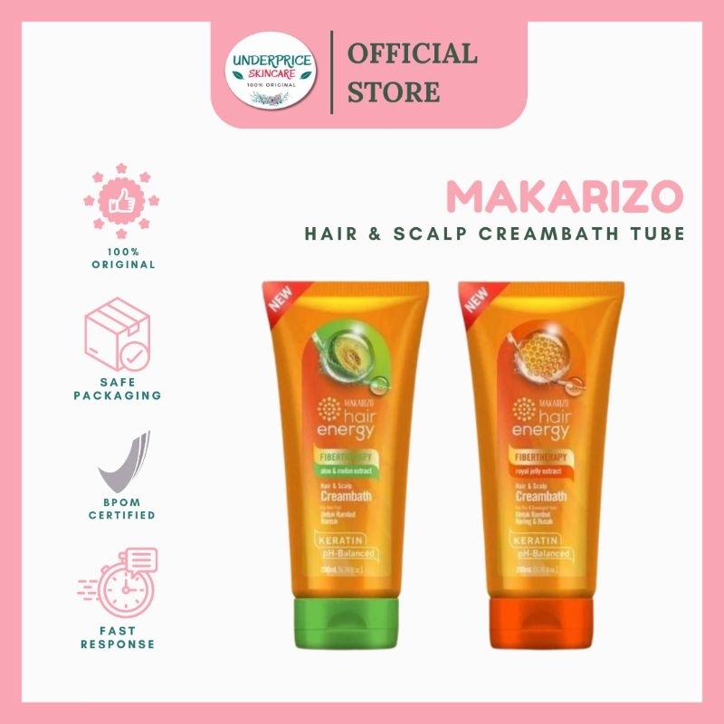 Jual MAKARIZO Hair Energy Hair & Scalp Creambath - Masker Rambut TUBE ...