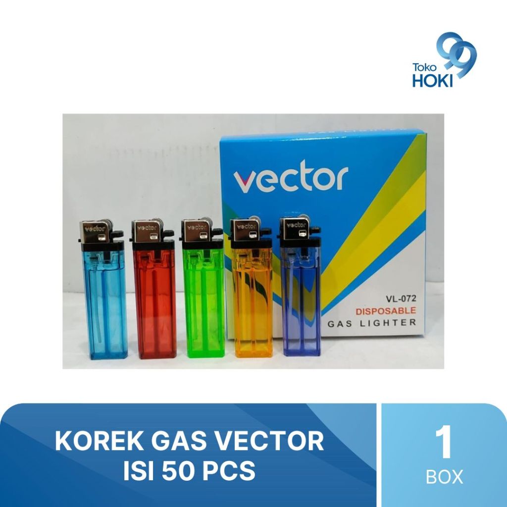 Jual KOREK GAS VECTOR ISI 50 PCS (RANDOM) | Shopee Indonesia