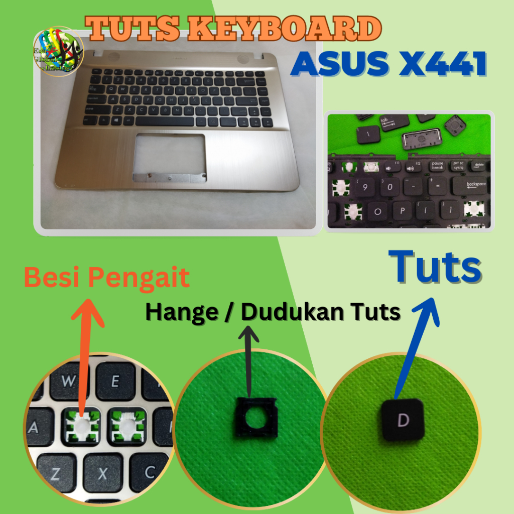 Jual Tuts Keyboard Laptop Asus X441 Series | Shopee Indonesia