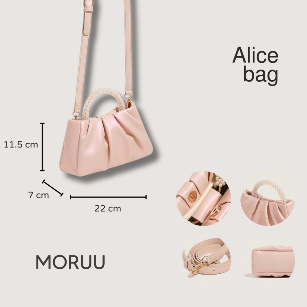 Jual MORUU - Alice Bag - Tas selempang wanita Tas shoulder bag wanita ...