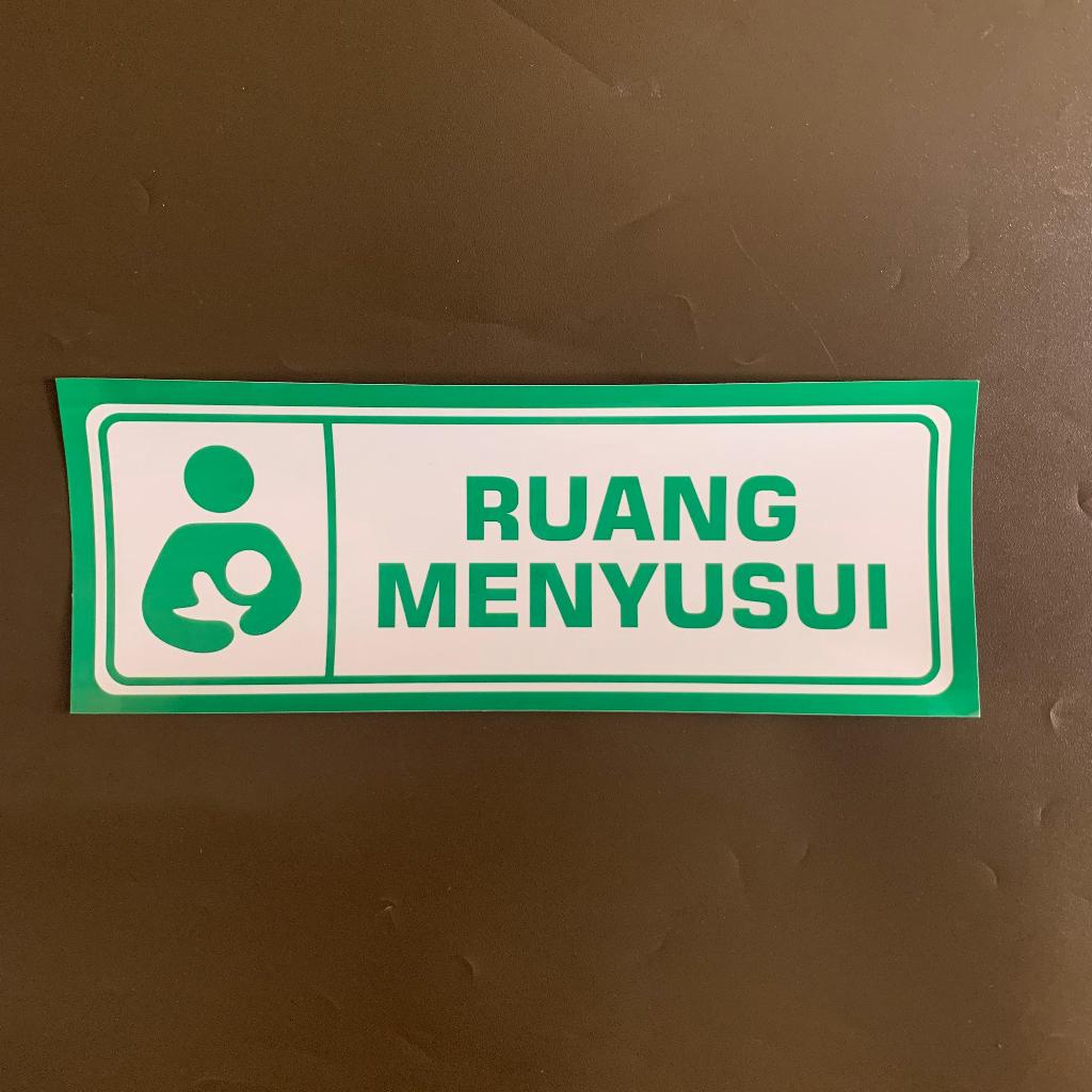 Jual Stiker Ruang Menyusui Stiker Nama Ruang Sticker Ruang Menyusui Vinyl Stiker Apotik