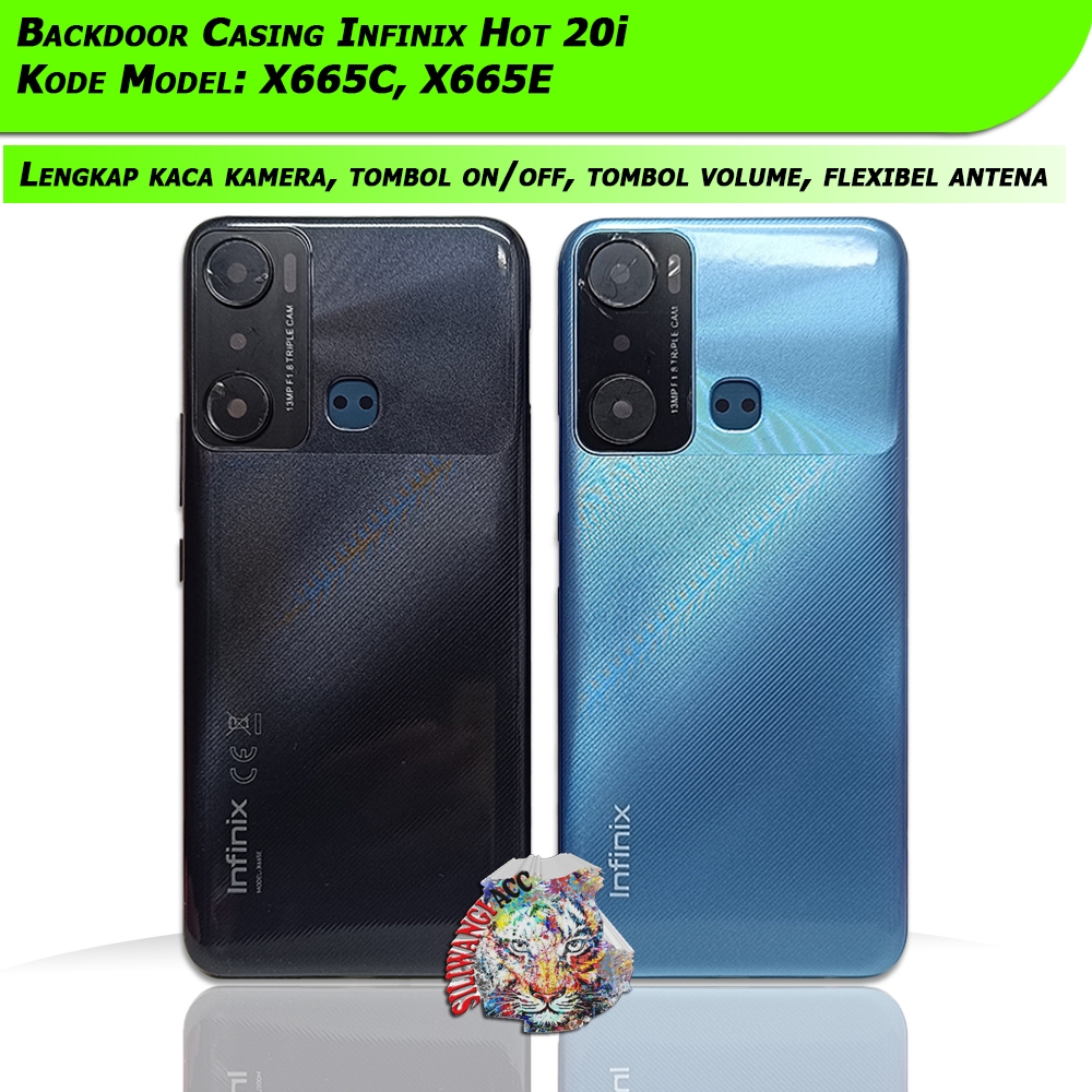 Jual Backdoor Casing Infinix Hot 20i X665C X665E | Shopee Indonesia