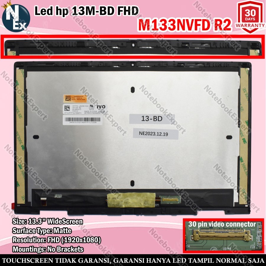 Jual Led Touchscreen HP Envy X360 13-BD 13M-BD FHD Series | Shopee ...