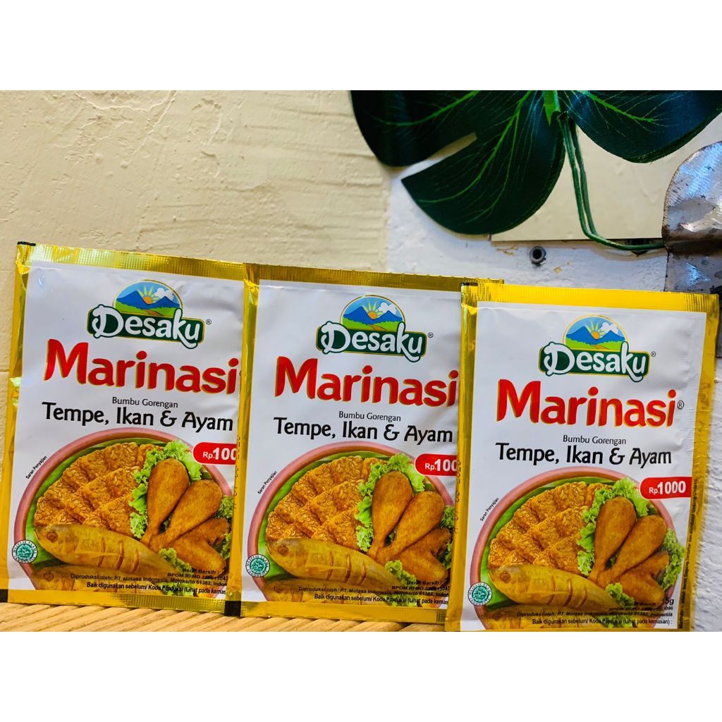 Jual DESAKU MARINASI BUMBU GORENG IKAN TEMPE & AYAM 15G | Shopee