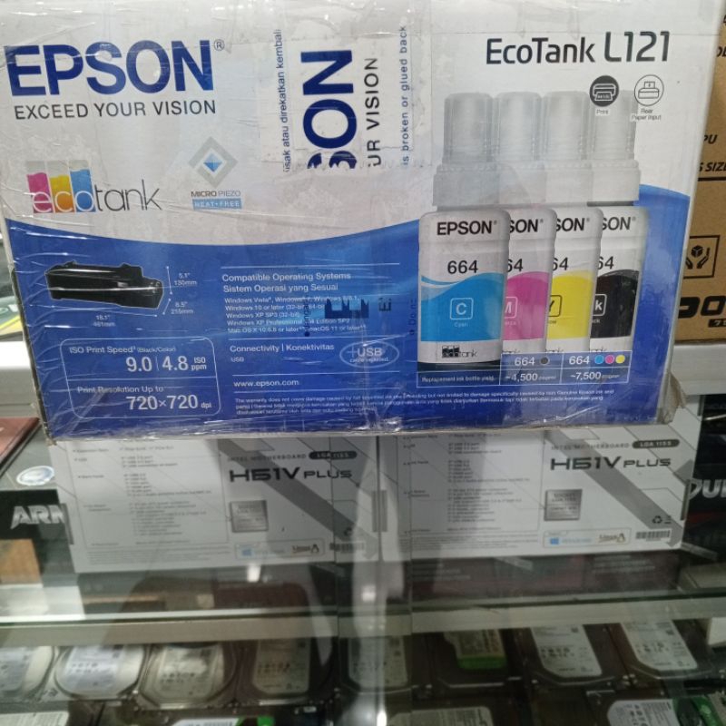 Jual Epson Printer L121( pengganti printer epson L120) - Hitam / Color ...