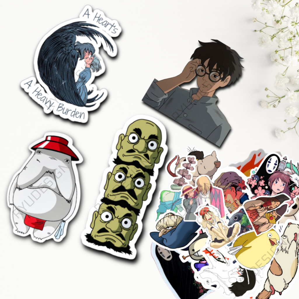 Jual Stiker Pack Anime Ghibli Studio Sticker Waterproof Vinyl High ...