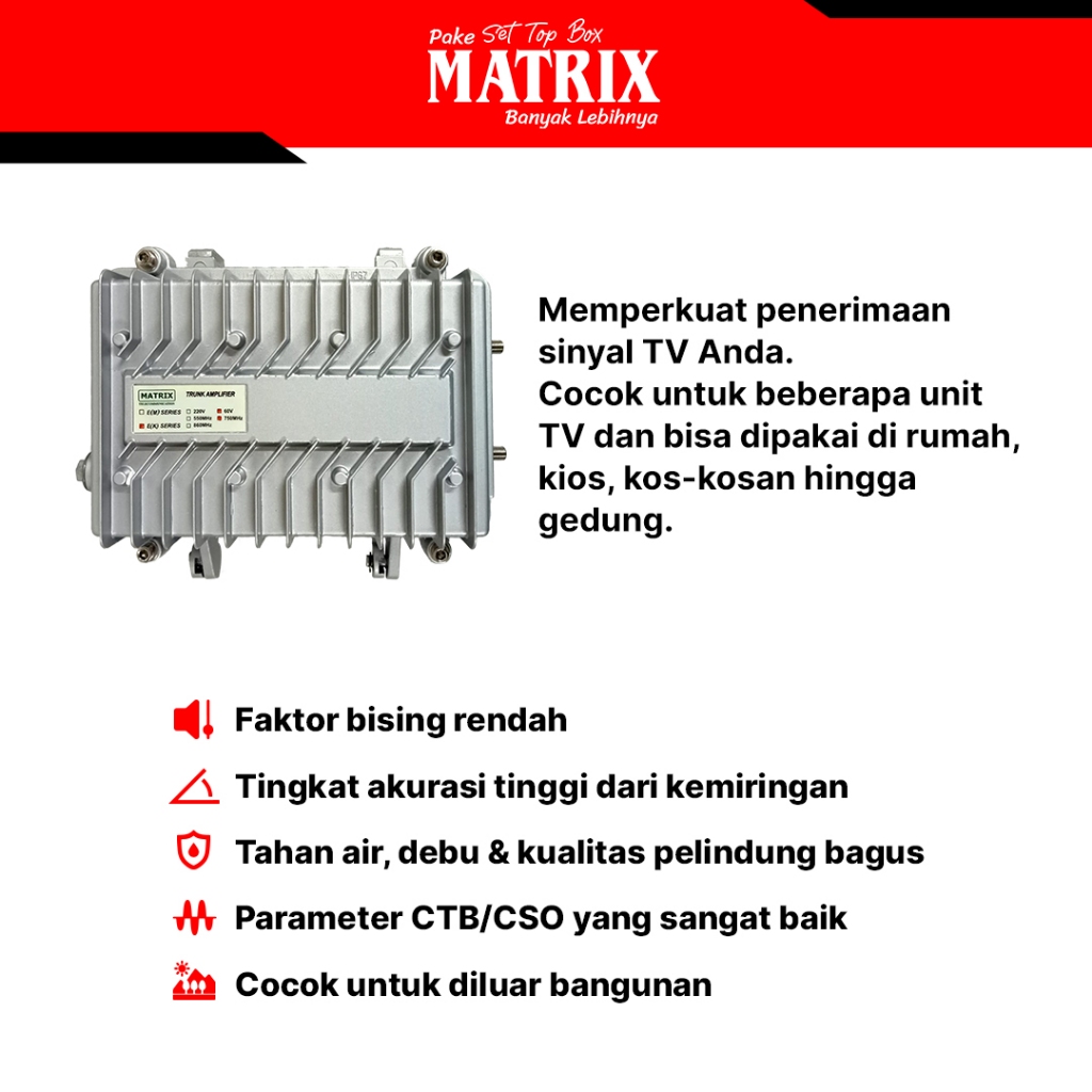 Jual MATRIX - Booster Outdoor MATRIX E(K) 27 - 60V | Shopee Indonesia