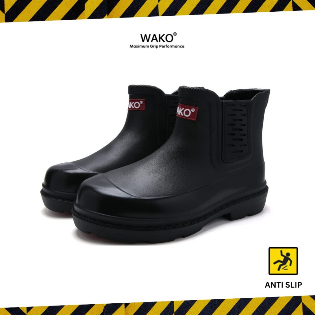 Jual SEPATU BOOTS WAKO KITCHEN DAPUR BERKUALITAS ANTI SLIP ANTI AIR ...