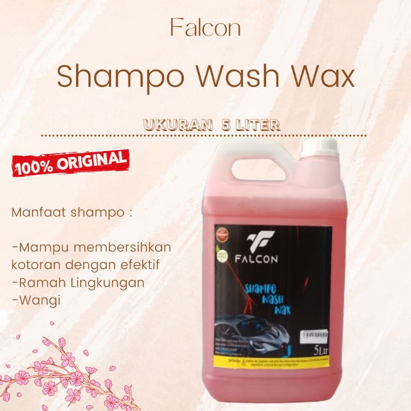 Jual FALCON SHAMPO WASH WAX 5L | Shopee Indonesia