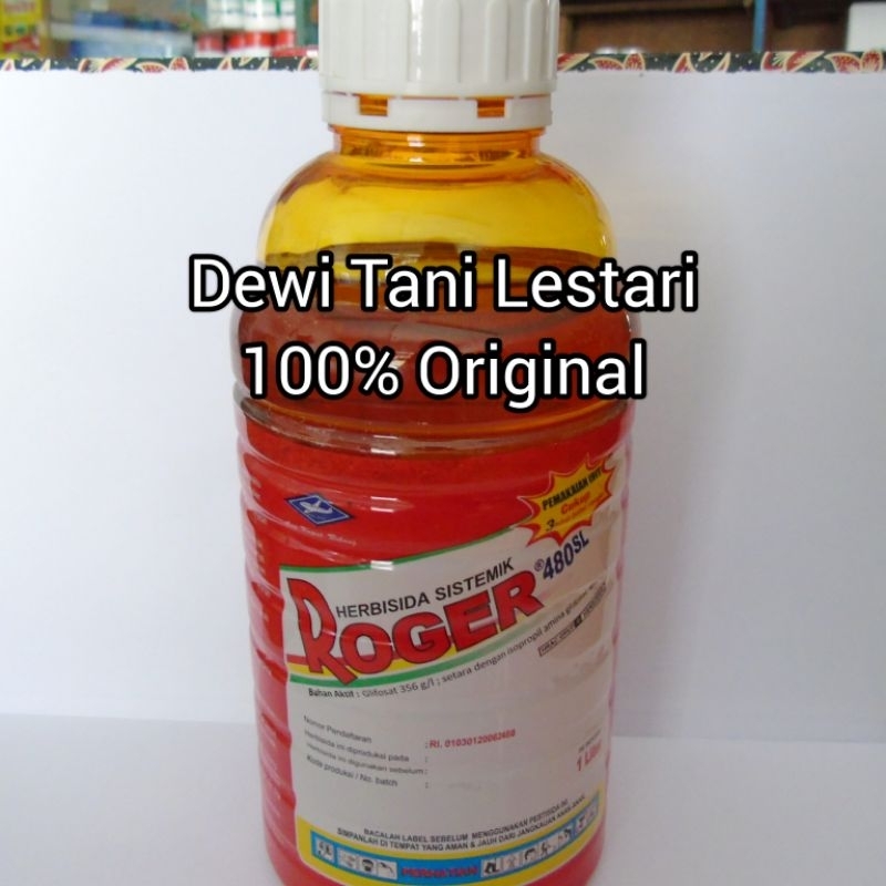 Jual Roger 480 Sl Herbisida Sistemik 1 Liter Obat Rumput Shopee