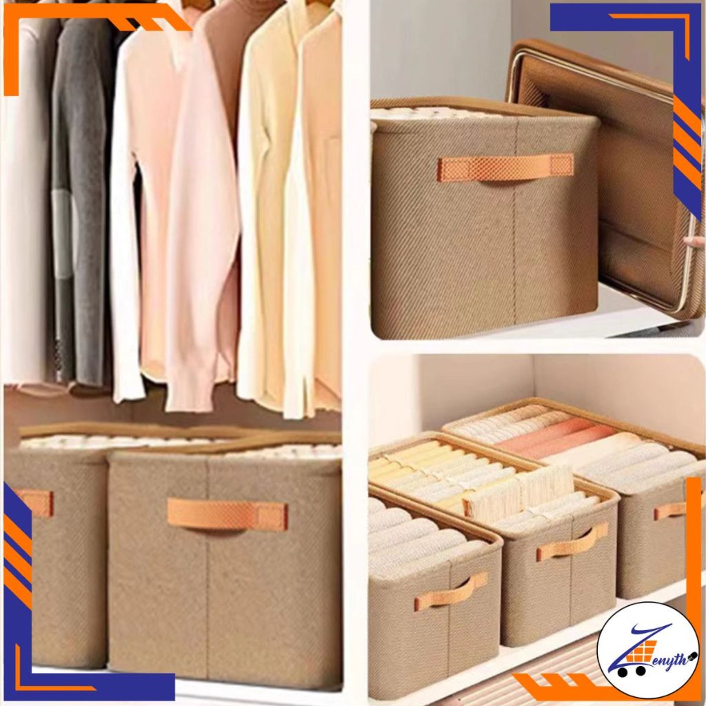 Jual Storage Box Multifungsi SEDANG / Kotak Penyimpanan Lipat Kain ...