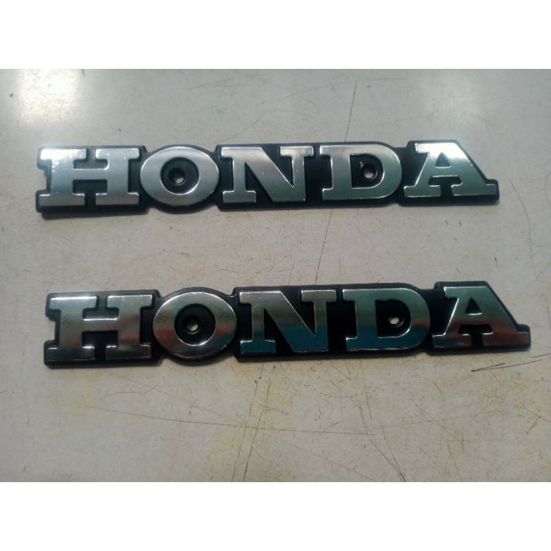 Jual Emblem Simbul Tangki Honda Cb Cb Original Plat Besi Shopee Indonesia