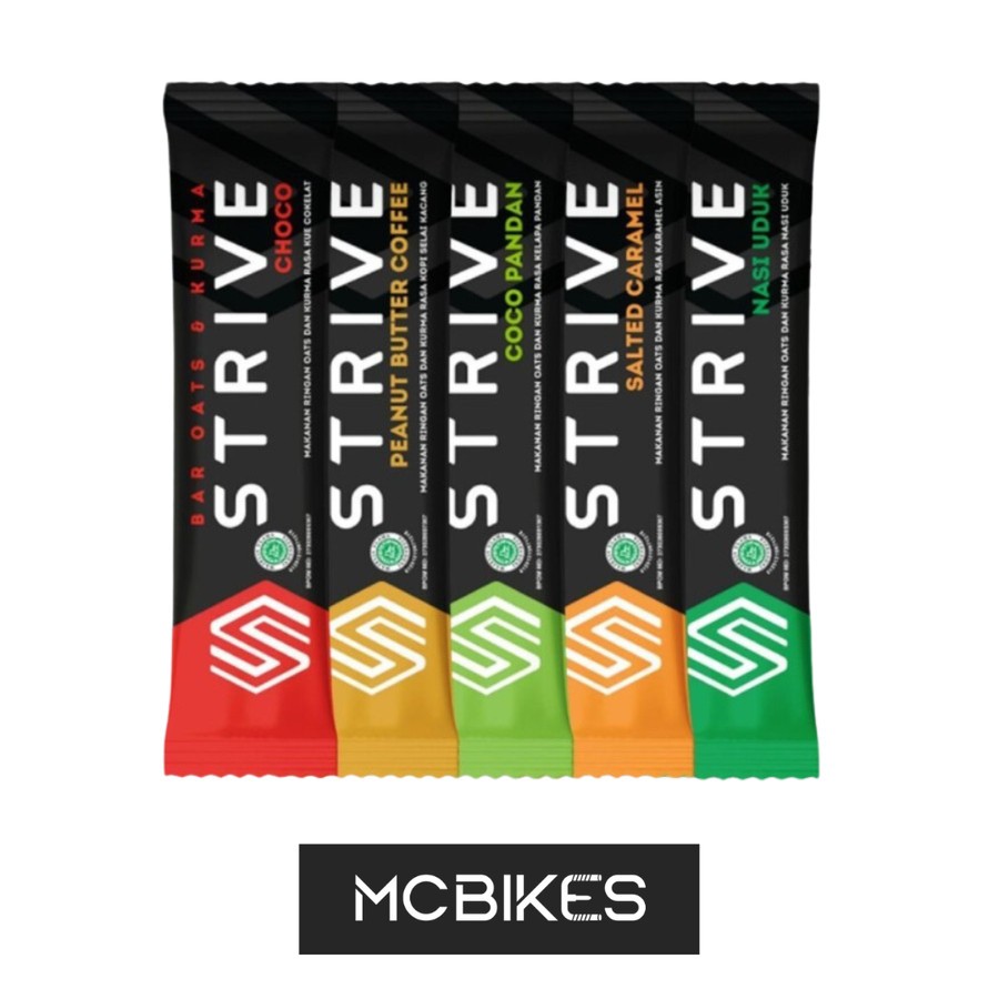 Jual Strive Energy Bar 40g - Suplemen Olahraga BPOM Halal | Shopee ...