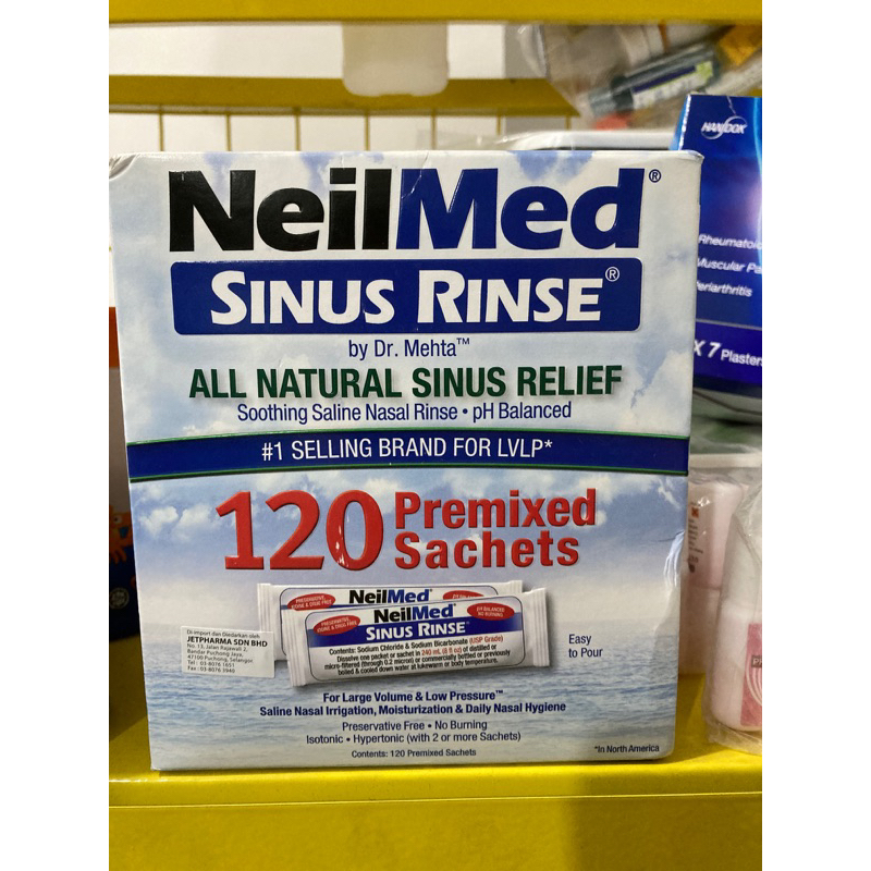 Jual NeilMed Sinus Rinse Premixed isi 120 Sachets | Shopee Indonesia