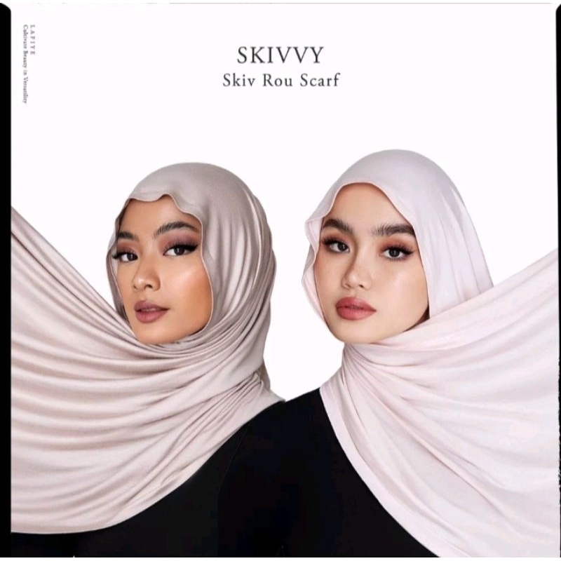Jual Skiv Rou Scarf dan Skiv Tie Instan Lafiye New (Ready Blush, Cream ...