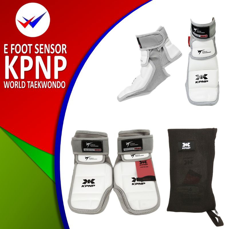 Jual E foot taekwondo socks foot gloves KPNP sensor PSS protector scoring