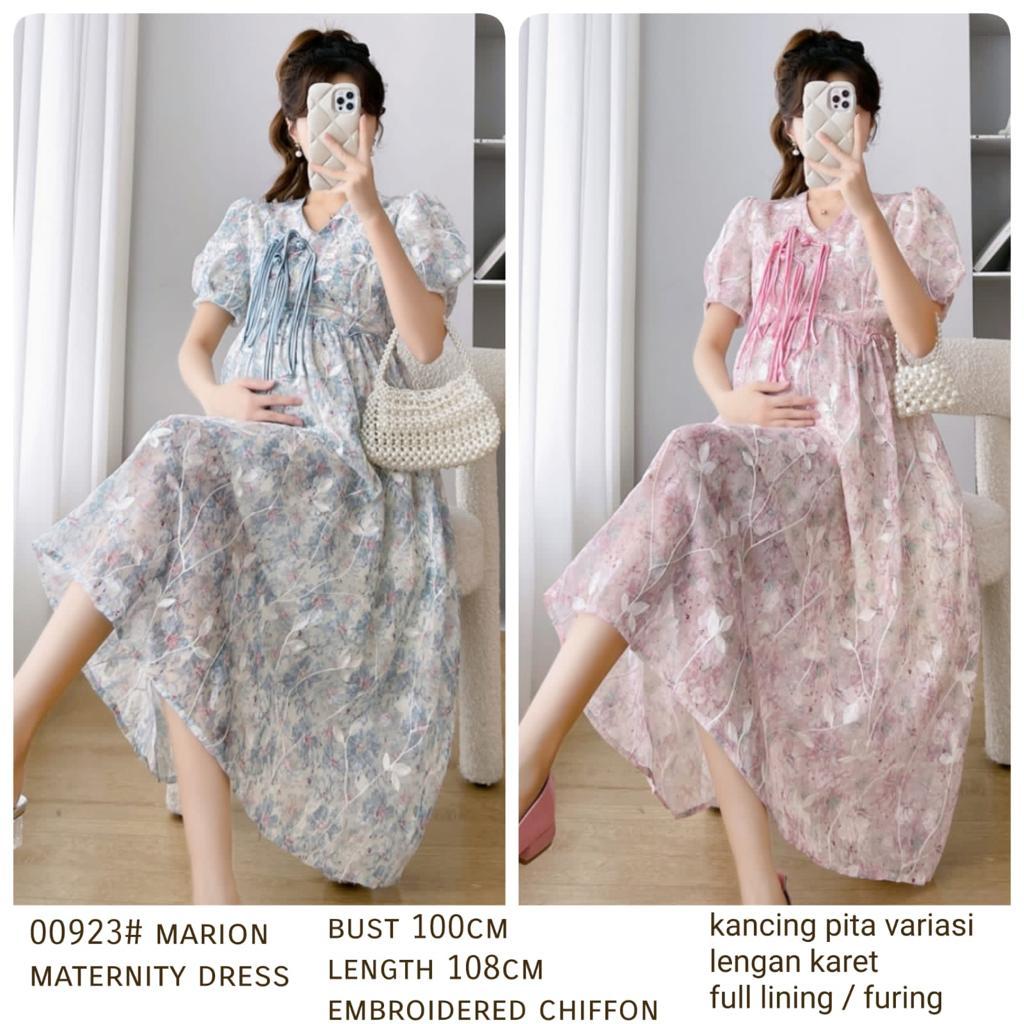 Maternity Long Sleeve Dress Spring Autumn Lace V-neck Slim A Line Loose  Clothes for Pregnant