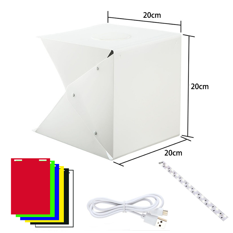 Jual Studio Box Mini 35 LED Foto Box Studio Mini 6 Warna Box Studio ...