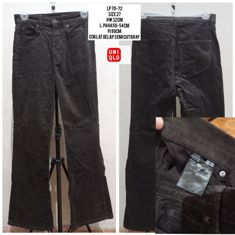 Jual THRIFT celana kulot, bahan, corduroy, jeans | Shopee Indonesia