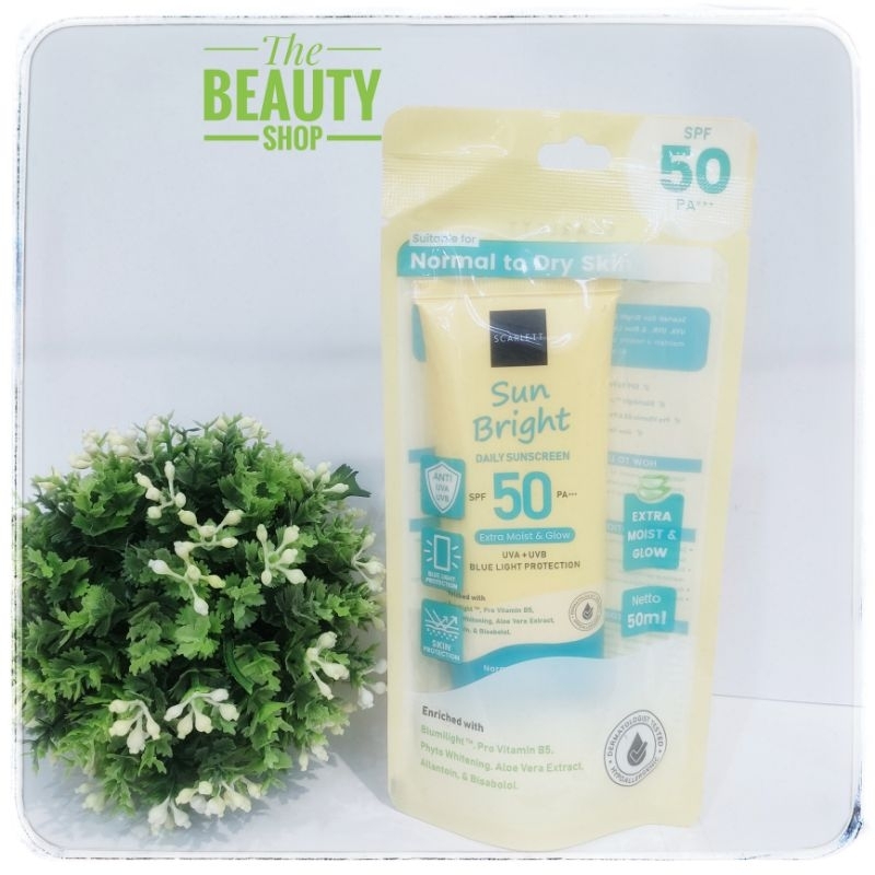 Jual Manado Scarlett Sun Bright Daily Sunscreen Spf 50 PA+++ 50ml