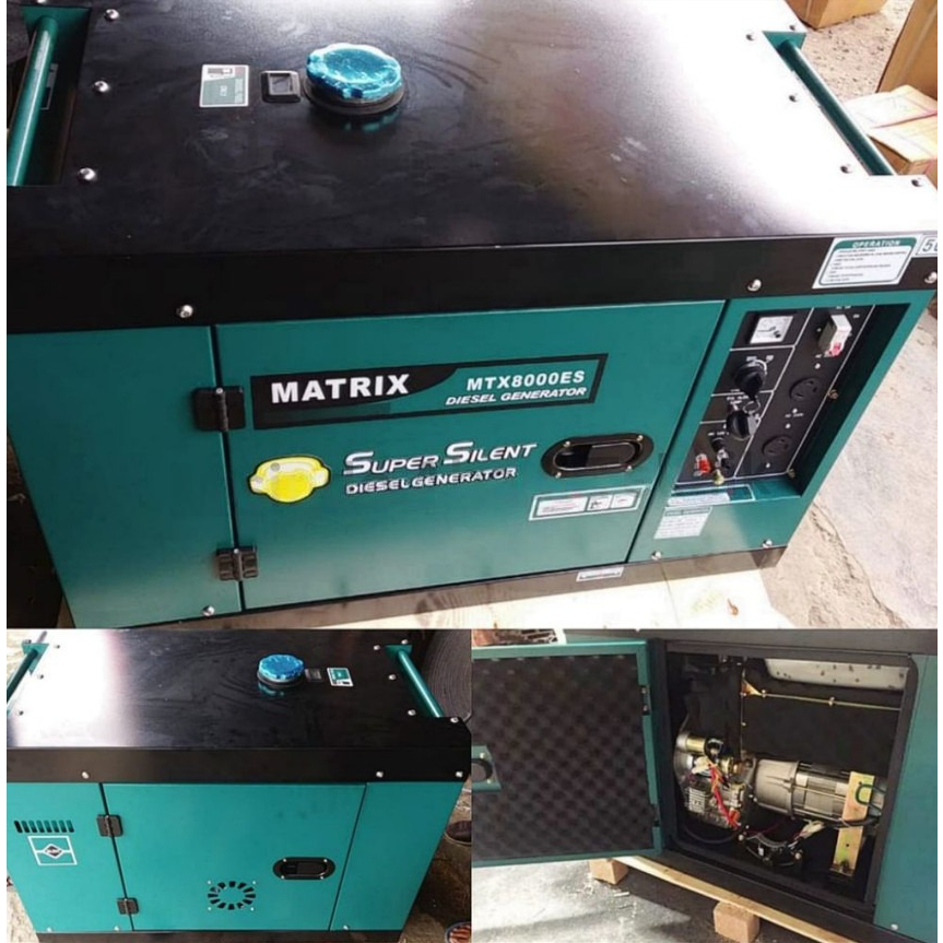 Jual Genset Supersilent Matrix Mtx Es Watt Mtx Es