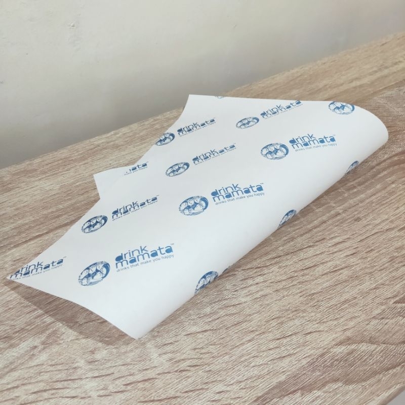 Jual CUSTOM Kertas Roti Foodgrade 13 x 18 cm - Wrap Paper / Kertas ...